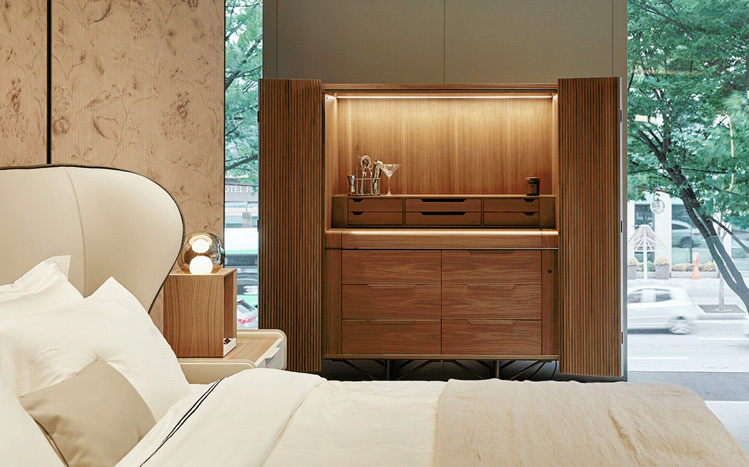 Charlotte Bookcase by Giorgetti, view 2