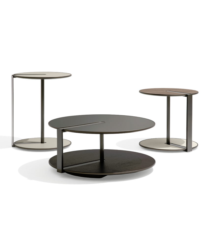 Clamp Coffee and Side Table by Giorgetti