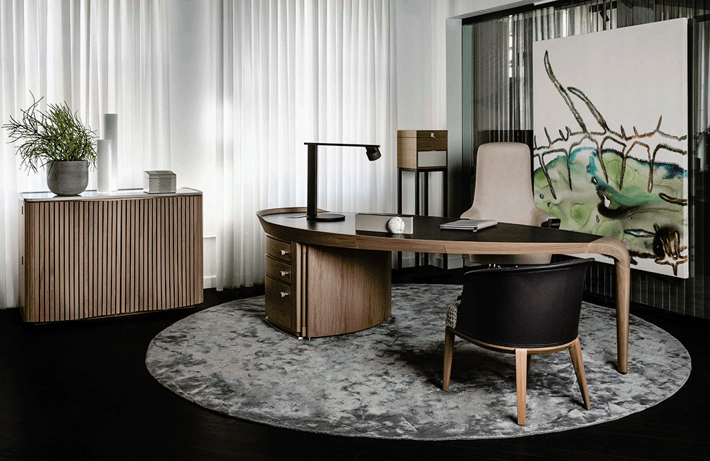 Erasmo Table by Giorgetti, view 2