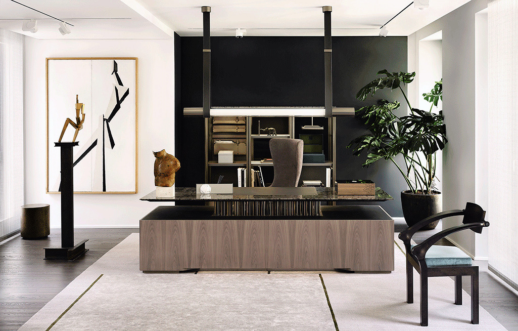 G-Code DESK Table by Giorgetti, view 3