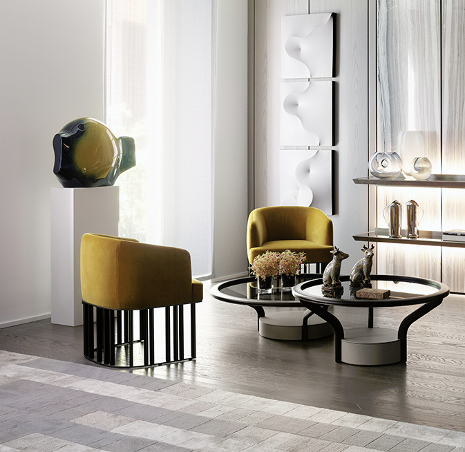 Hakura Decorative Object by Giorgetti, view 2