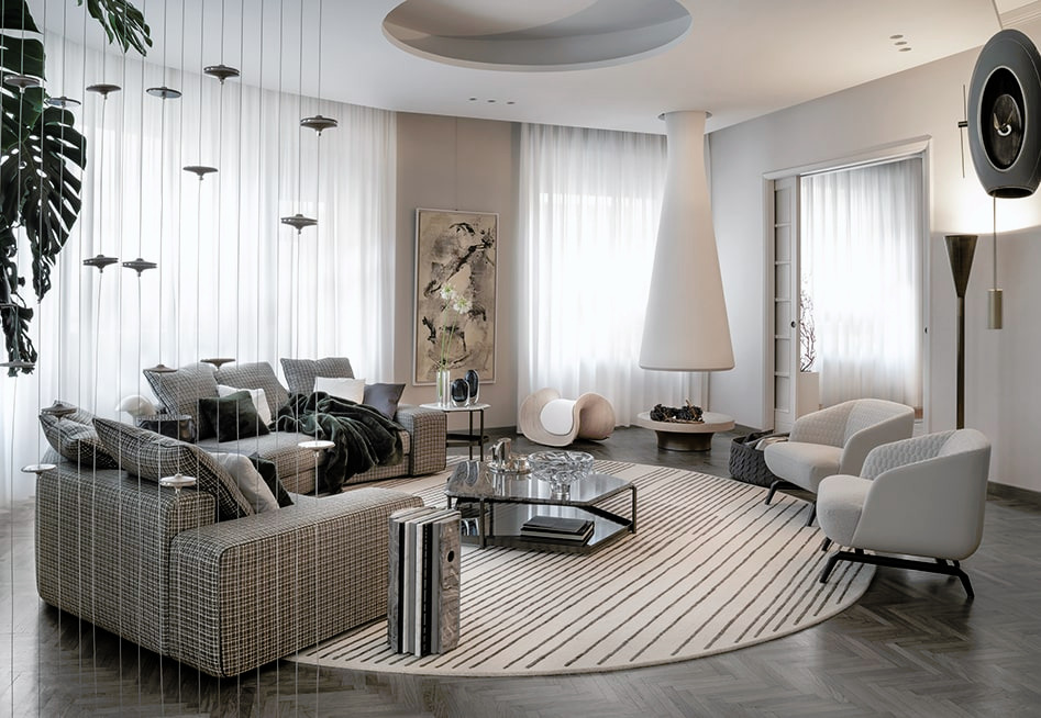Janet Armchair by Giorgetti, view 2