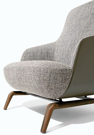 Janet Armchair by Giorgetti, view 4