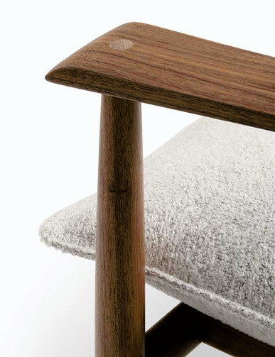 Kumiki Armchair by Giorgetti, view 4