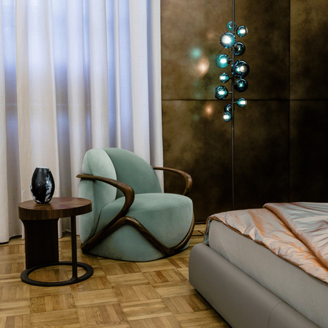 Ling Coffee and Side Table by Giorgetti, view 4