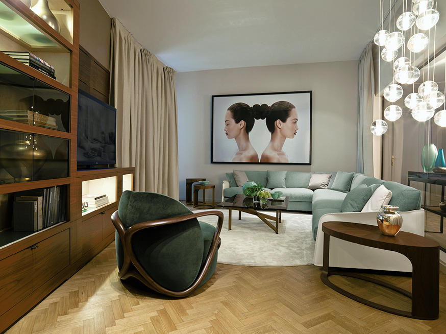 Ling Coffee and Side Table by Giorgetti, view 2