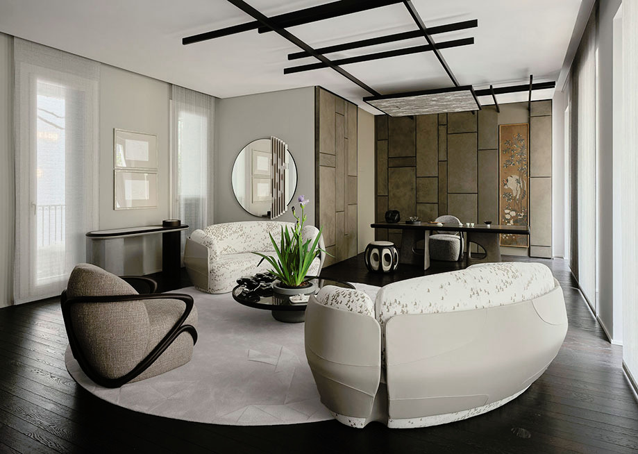 Lorelei Sofa by Giorgetti, view 3