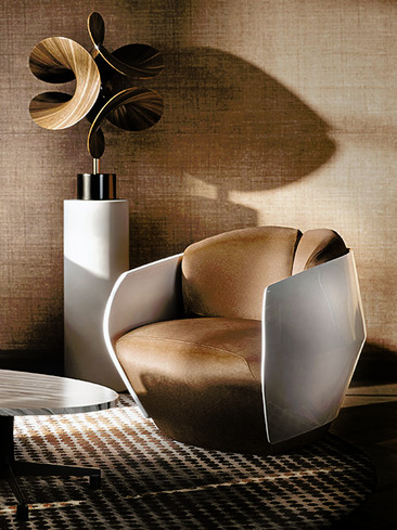 Lorelei Armchair by Giorgetti, view 9