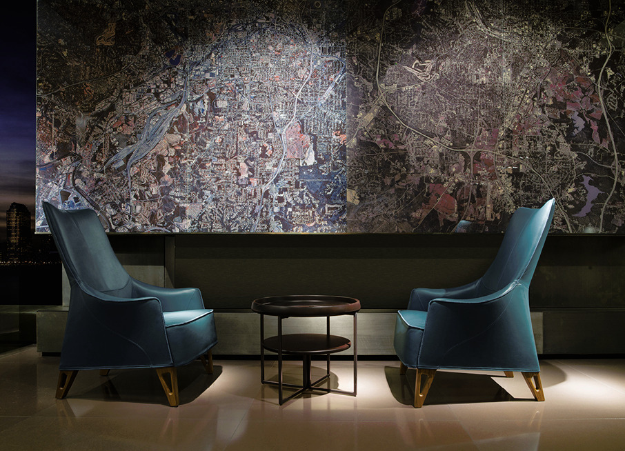 Mobius 2016 Armchair by Giorgetti, view 2
