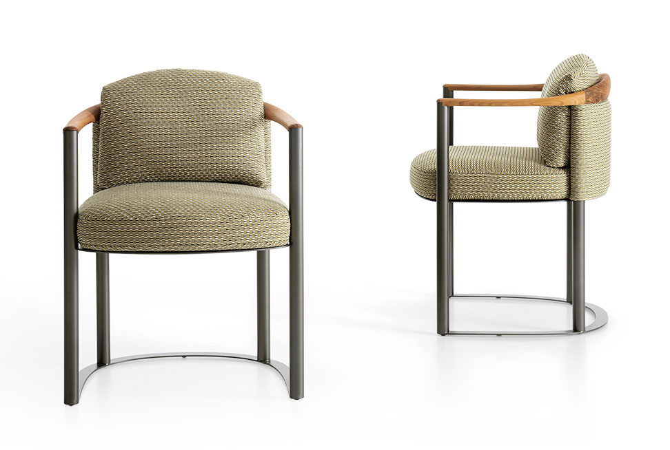 Moorea Outdoor Chair by Giorgetti, view 4