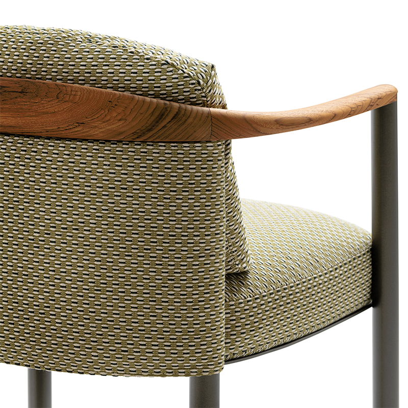 Moorea Outdoor Chair by Giorgetti, view 3