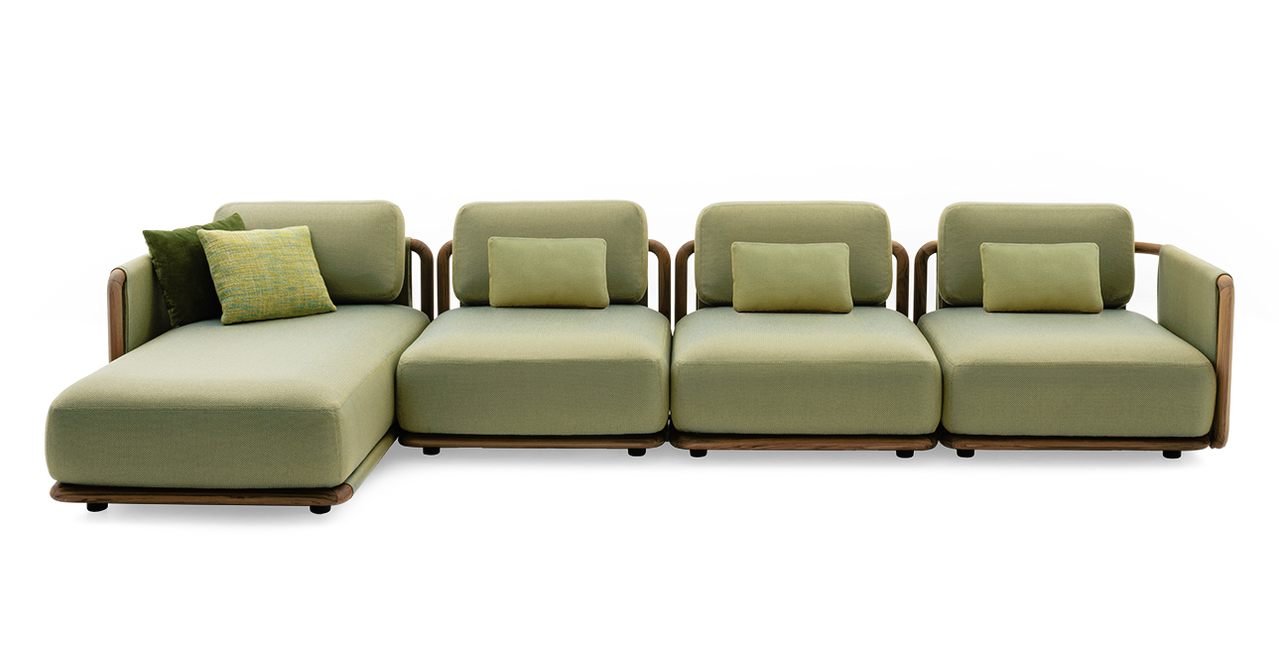 Moorea Outdoor Sofa by Giorgetti, view 4
