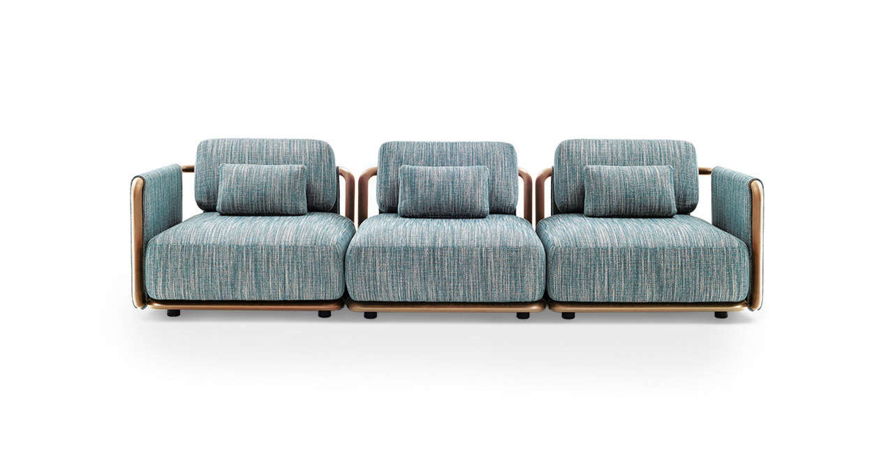 Moorea Outdoor Sofa by Giorgetti, view 3