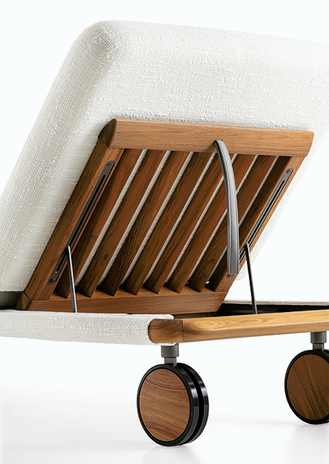 Moorea Chaise Longue by Giorgetti, view 11