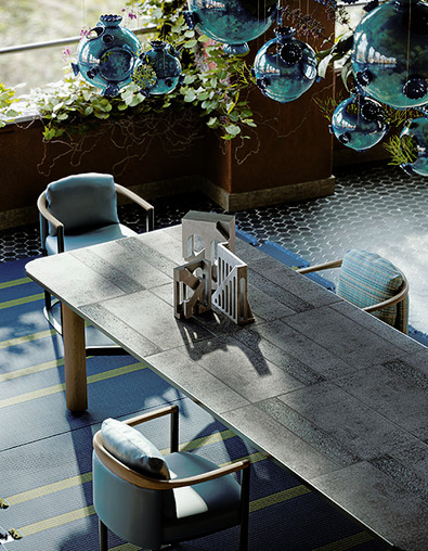 Moorea Outdoor Table by Giorgetti, view 8