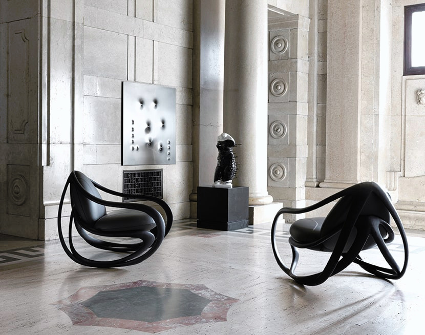 Move Armchair by Giorgetti, view 4