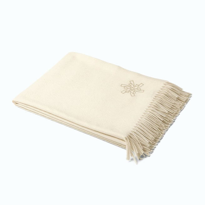 Plaid Zibellino Cashmere Throw by Giorgetti, view 4