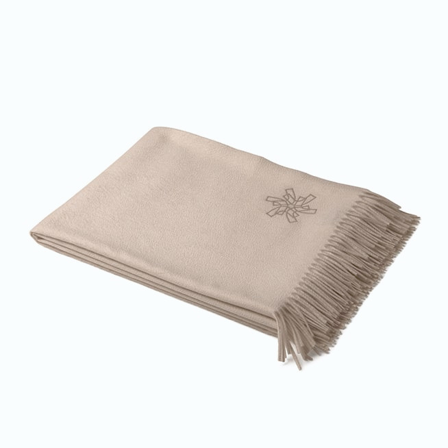 Plaid Zibellino Cashmere Throw by Giorgetti, view 3