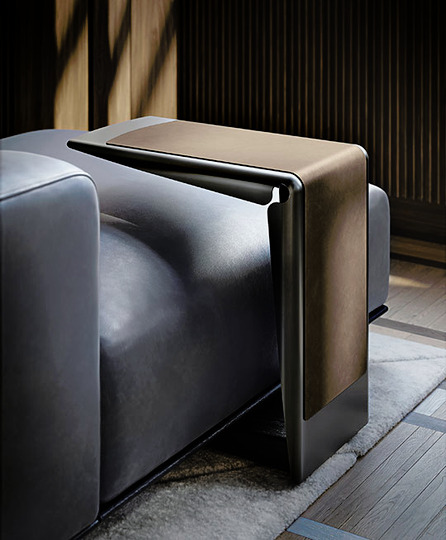 Ploto Coffee and Side Table by Giorgetti, view 4