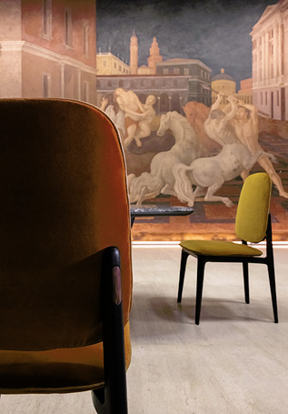 Plume Chair by Giorgetti, view 4