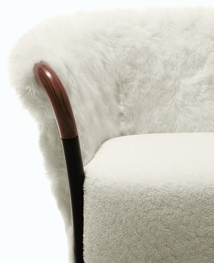 Progetti Fashion Armchair by Giorgetti, view 3