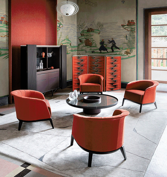 Ray Coffee and Side Table by Giorgetti, view 3