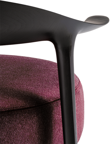 Ripple Armchair by Giorgetti, view 4