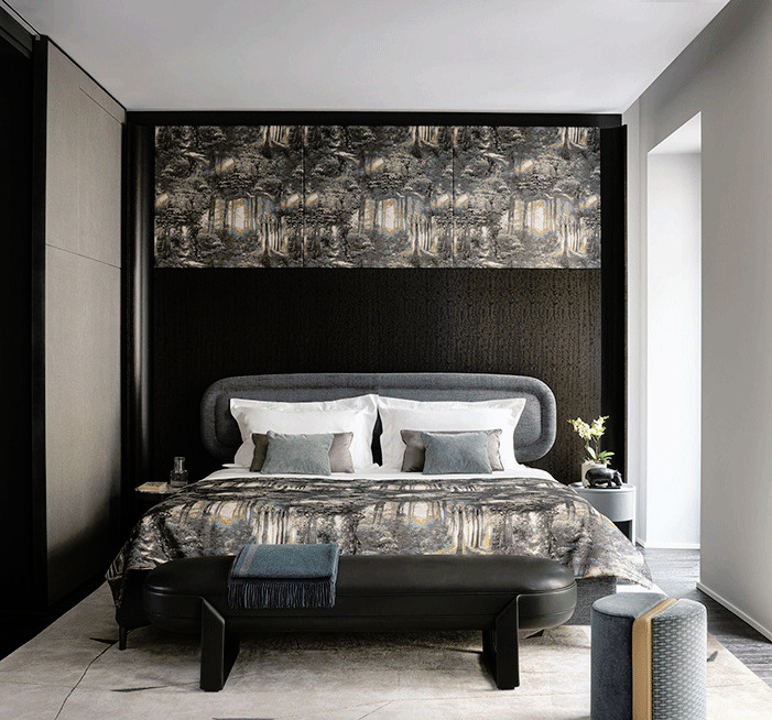 Shirley Bench by Giorgetti, view 2