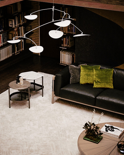 Skyline Coffee and Side Table by Giorgetti, view 3