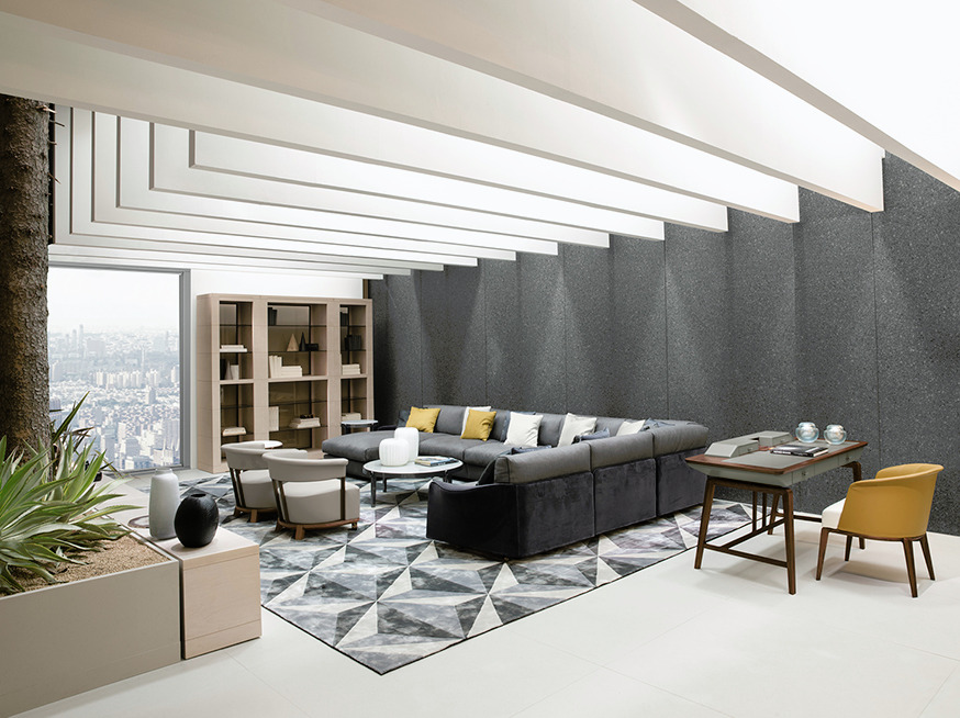 Studium Bed by Giorgetti, view 2