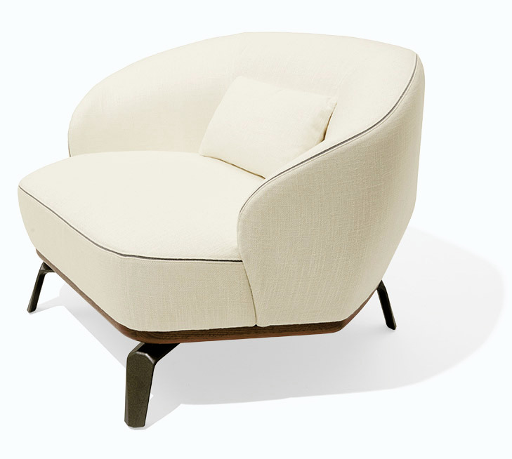 Tamino Armchair by Giorgetti, view 4