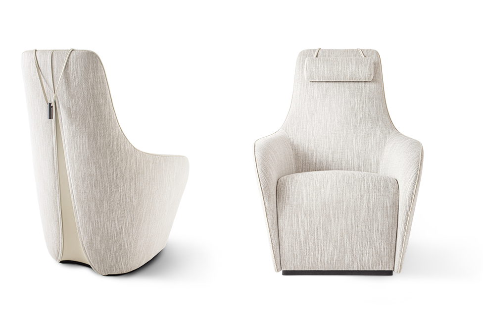 Tie XL Armchair by Giorgetti, view 2