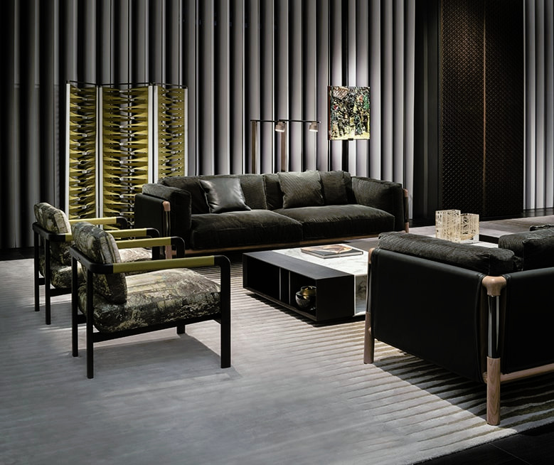 Urban Armchair by Giorgetti, view 3