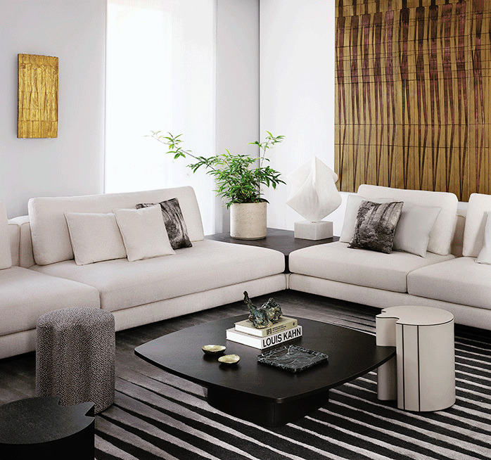 Woody & Mia Coffee and Side Table by Giorgetti, view 4