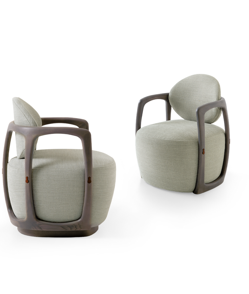 Yuan Chair by Giorgetti, view 2