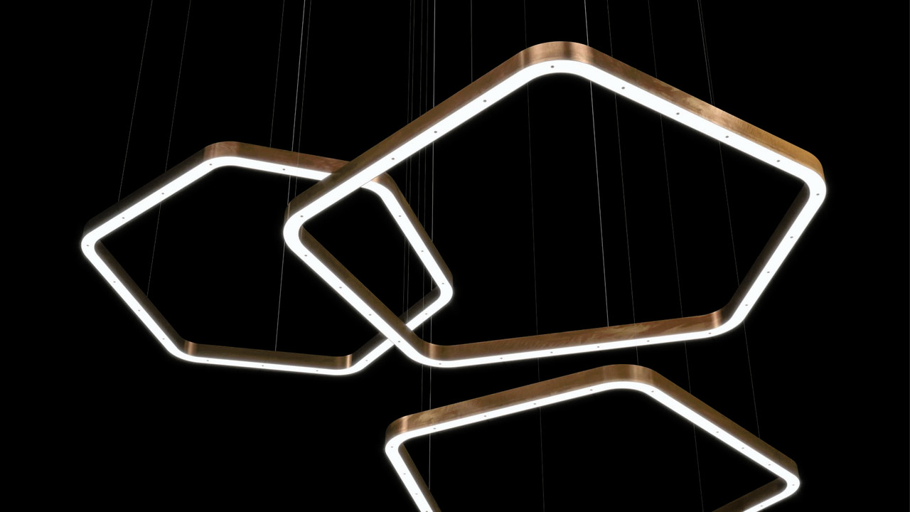 Light Ring Horizontal Polygonal by Henge, view 6