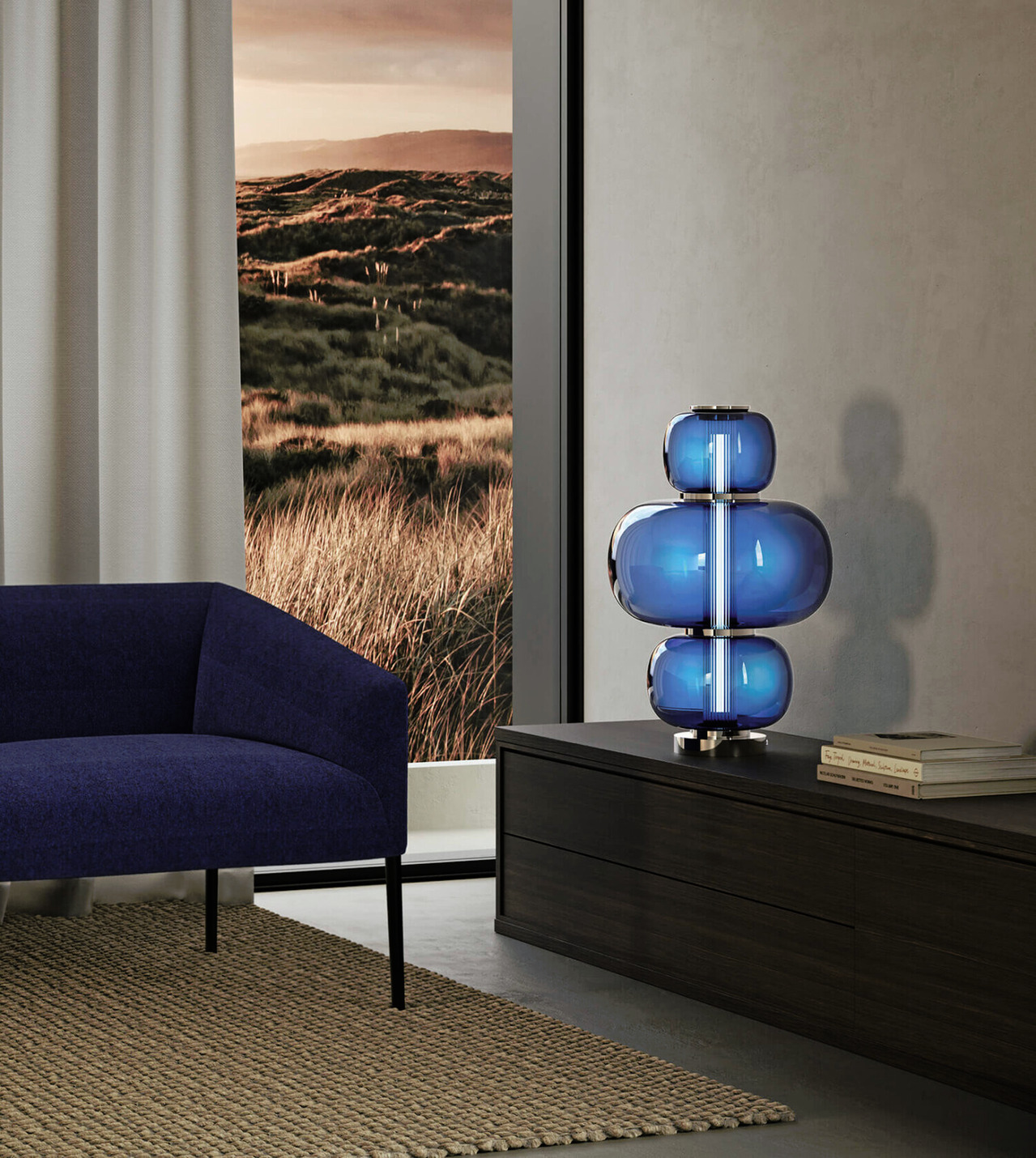 Nube Glass Table Lamp, view 4