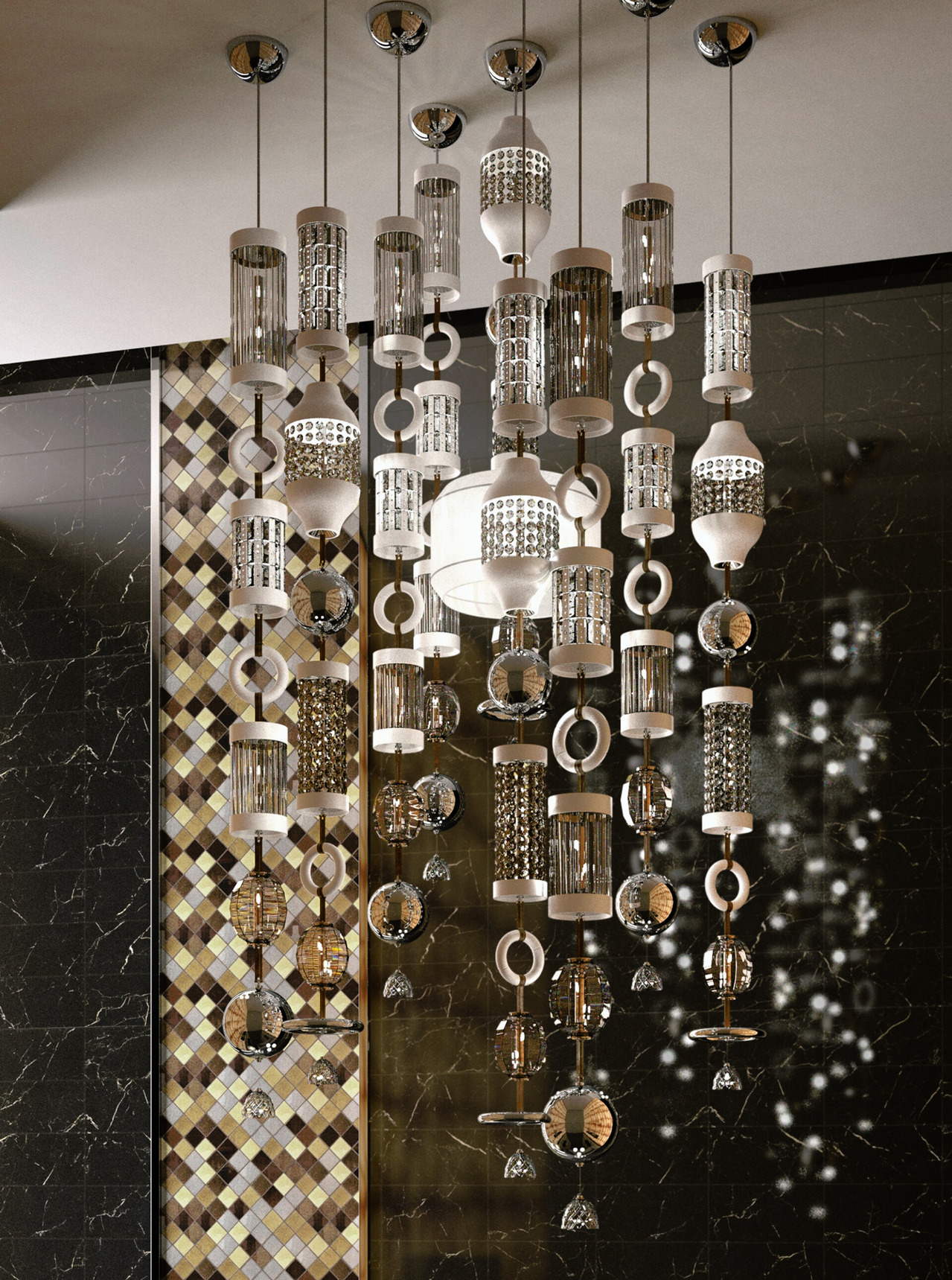 Odette Odile Pendant Light, view 3