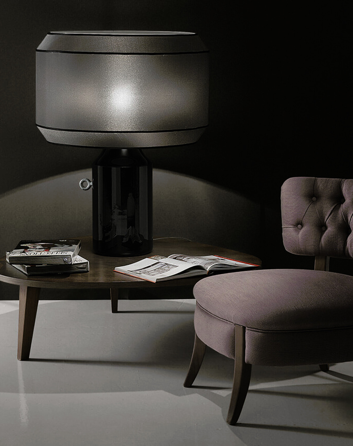 Odette Odile Italian Table Lamp, view 2