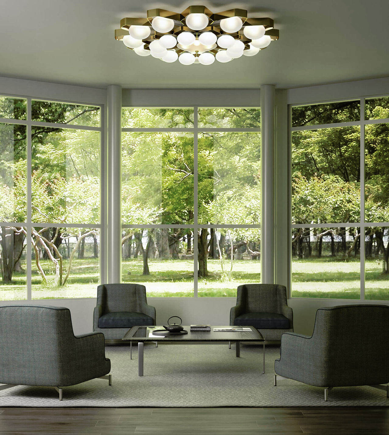 Teo Ceiling Light, view 3