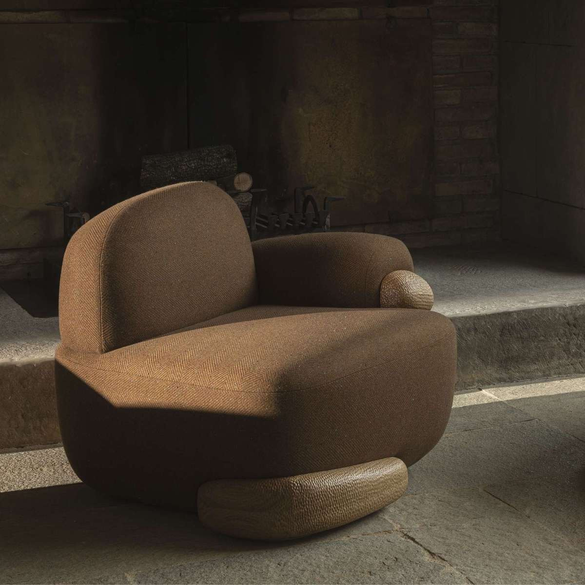Loro Piana Apacheta Armchair, view 3