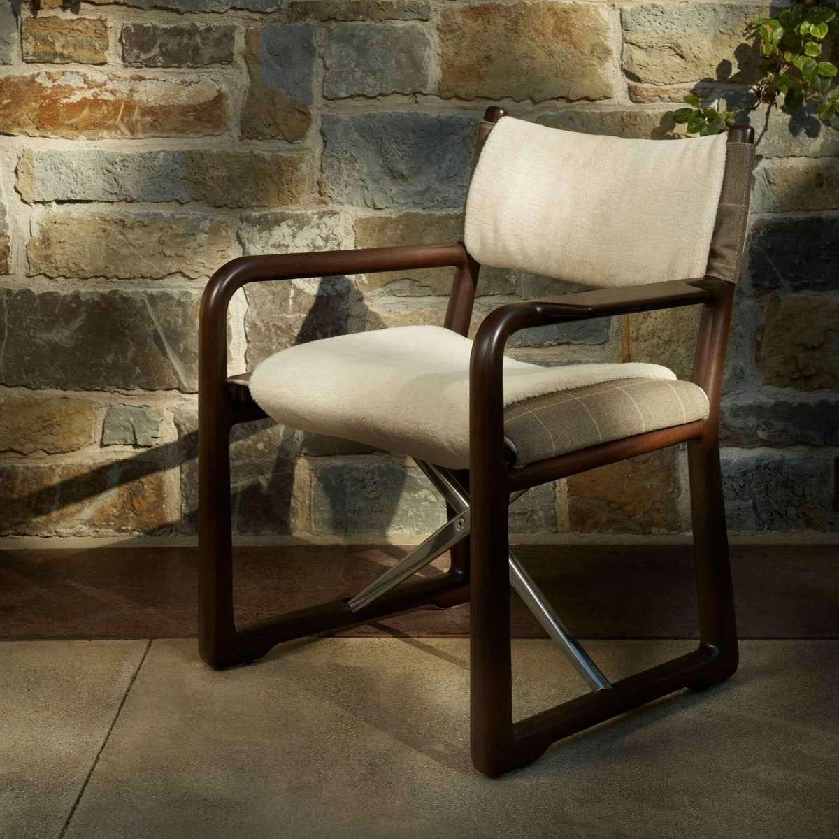 Folding Director's Chair Loro Piana The Delight Chairs St. Moritz by Exteta, view 3