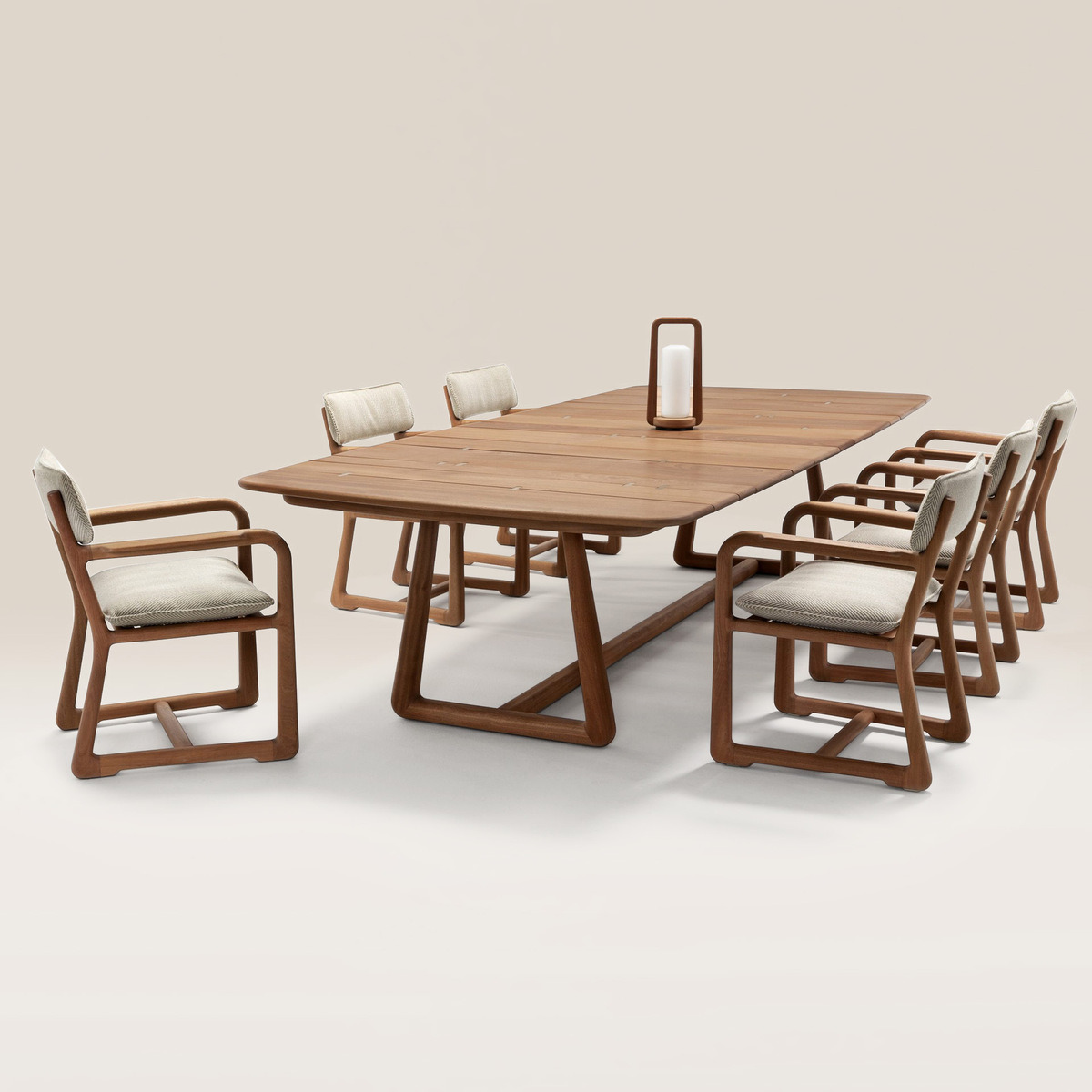 Loro Piana The Delight Chairs Dining Table by Exteta, view 6