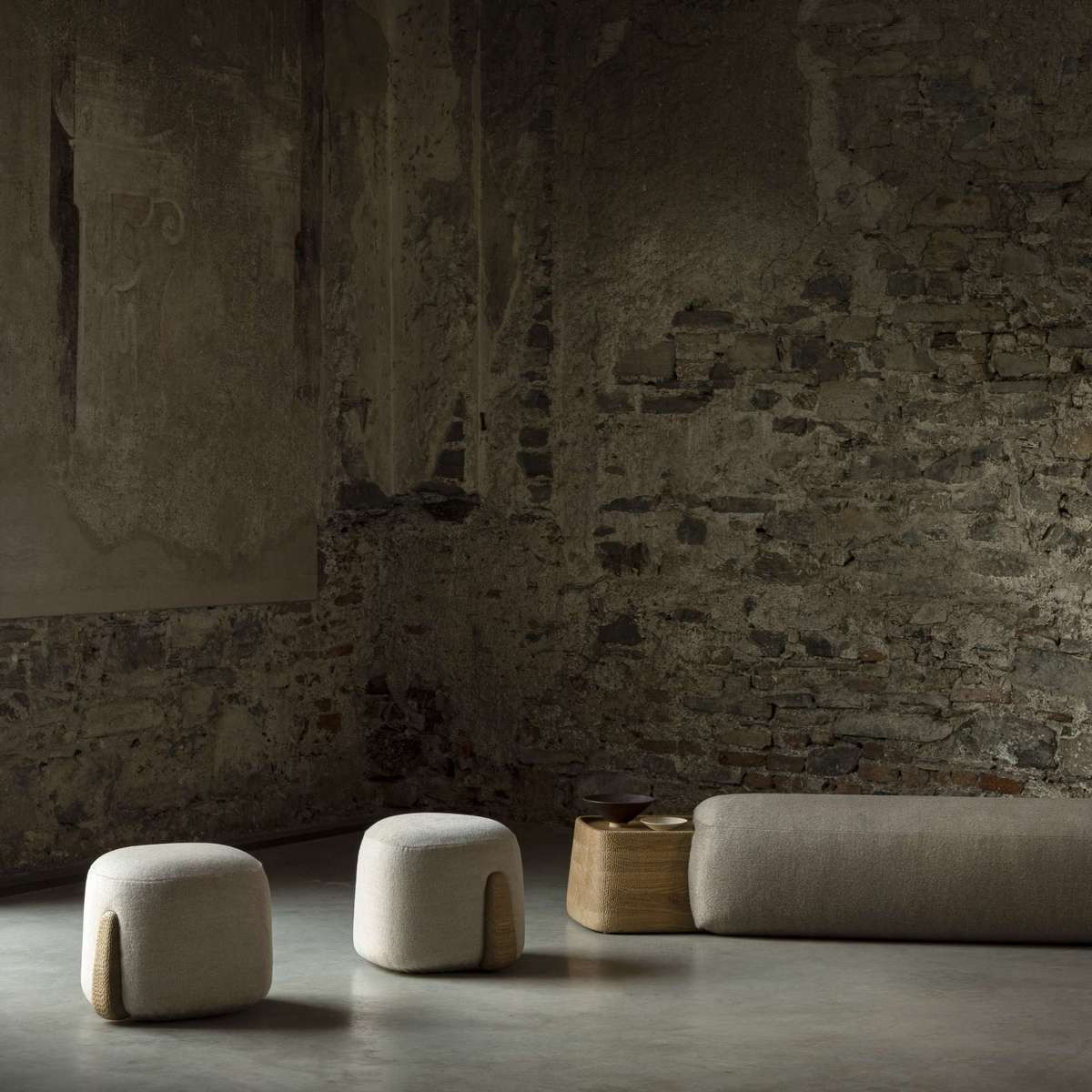 Loro Piana Apacheta Pouf, view 4