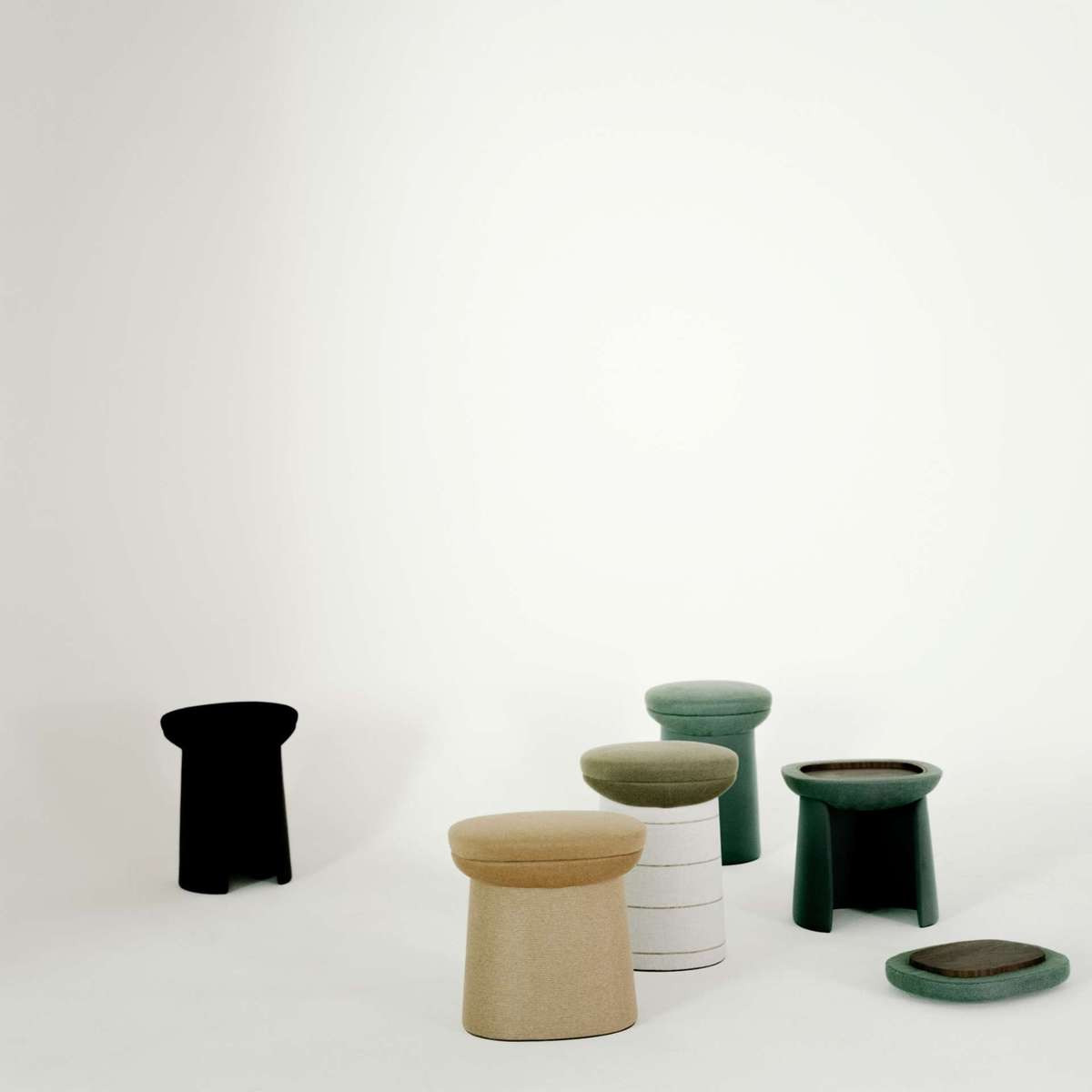 Loro Piana The Palm High Pouf, view 2