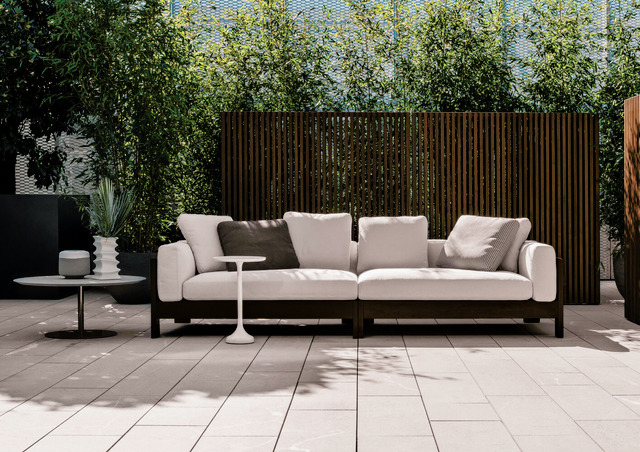 Alison "Dark Brown" Outdoor Sofa