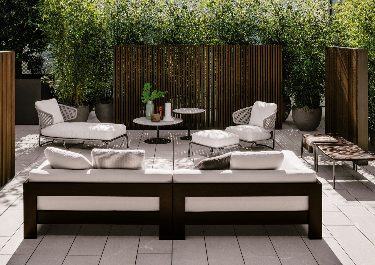 Alison "Dark Brown" Outdoor Sofa, view 3