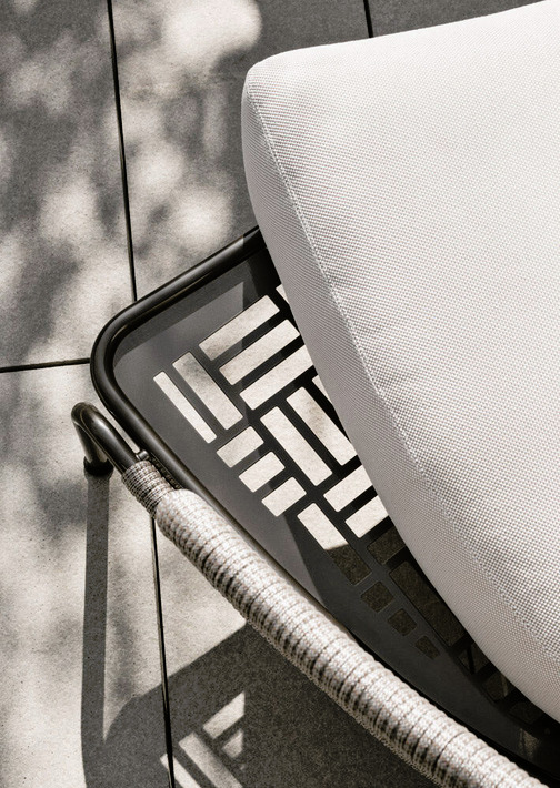 Aston Cord Outdoor Armchair, view 2