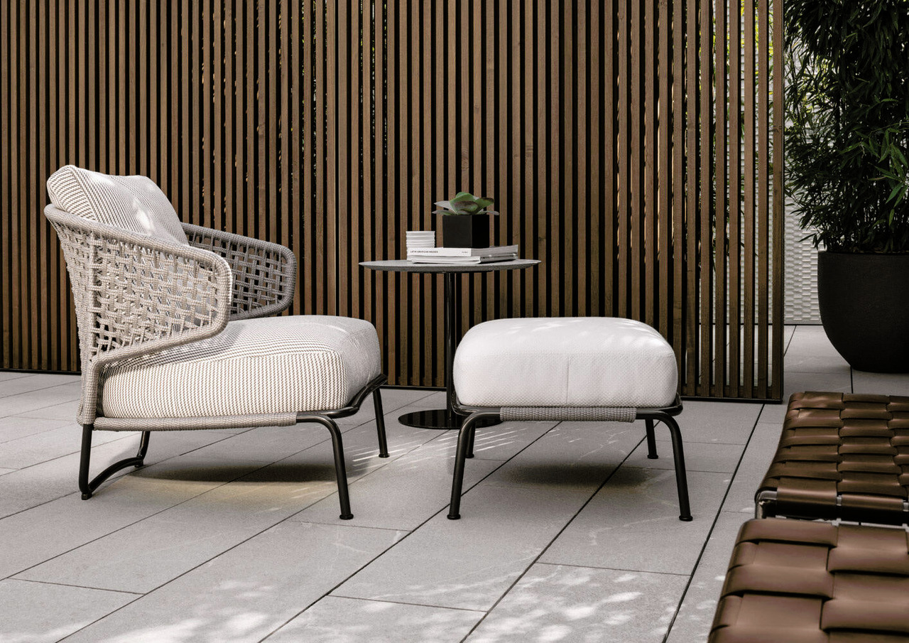 Aston Cord Outdoor Armchair, view 4