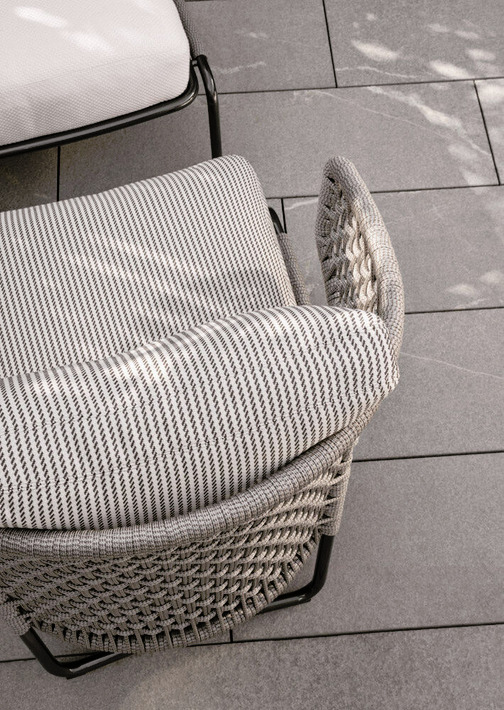 Aston Cord Outdoor Armchair, view 5